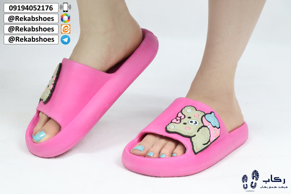 فروش عمده دمپایی زنانه مدل ملودی توت فرنگی