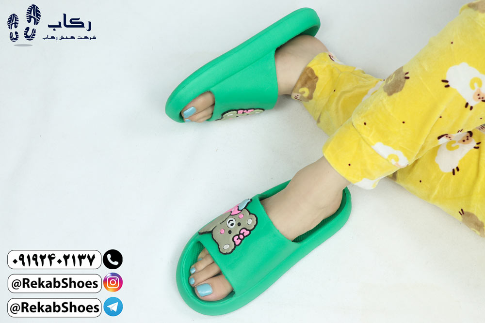 دمپایی زنانه جدید پلاستیکی مدل ملودی توت فرنگی