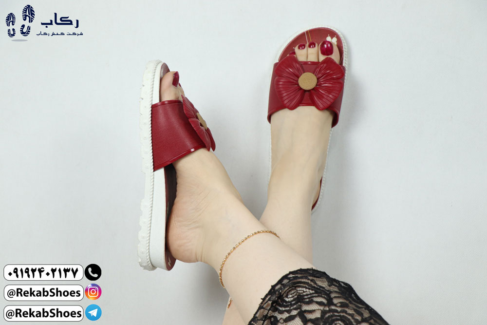 خرید عمده دمپایی مدل ارغوان