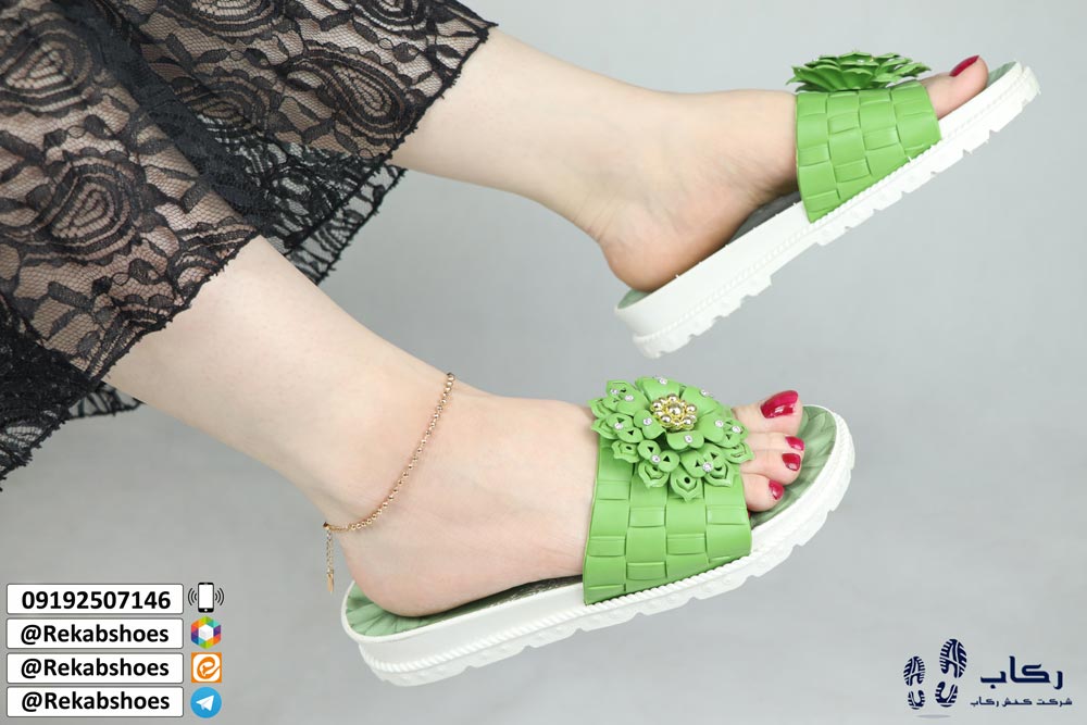 قیمت دمپایی زنانه پلاستیکی مدل گلستان