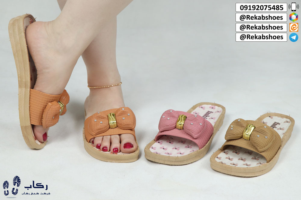 قیمت دمپایی زنانه پلاستیکی مدل مرجان کفی دار