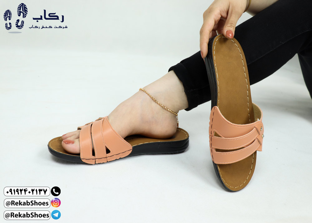 خرید عمده دمپایی زنانه مدل نگین