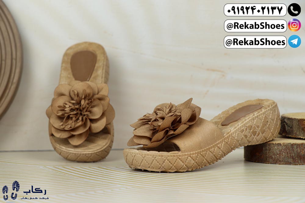 خرید دمپایی دخترانه مدل ارکیده