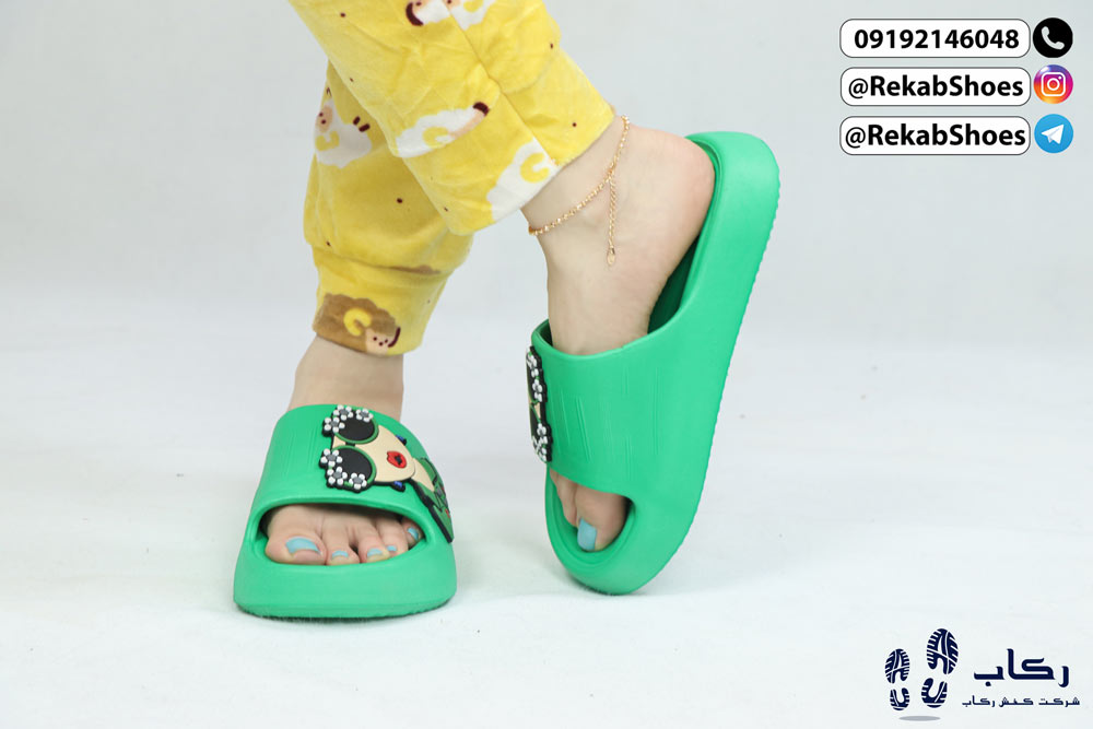 خرید دمپایی زنانه ارزان مدل هانا عینکی