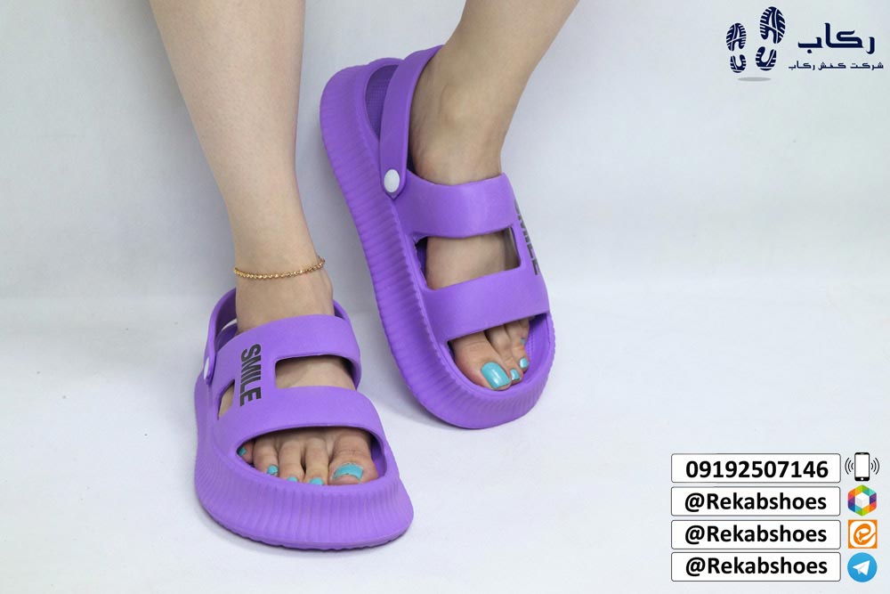 خرید عمده دمپایی زنانه مدل آماندا چاپدار