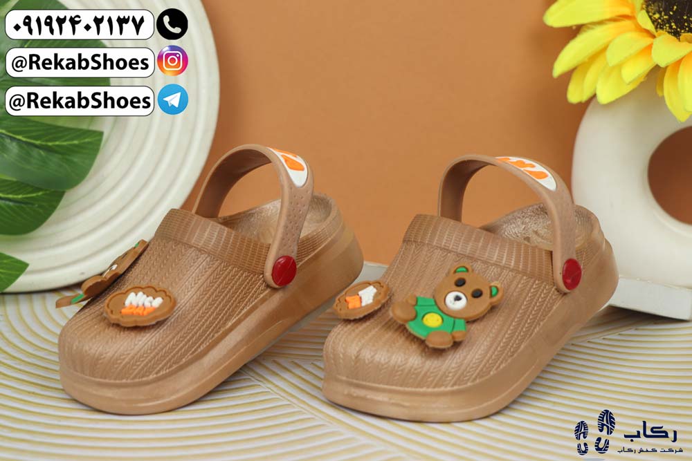 دمپایی پلاستیکی بچه گانه جدید مدل هانی