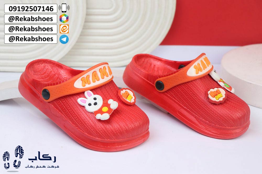 دمپایی بچگانه جلو بسته مدل هانی