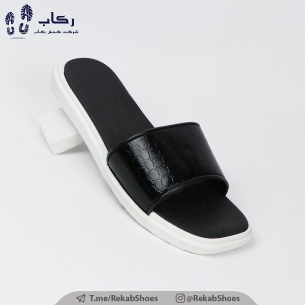 خرید عمده دمپایی پلاستیکی مدل امگا کف ساده