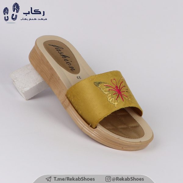 خرید دمپایی رو فرشی دخترانه مدل شانل