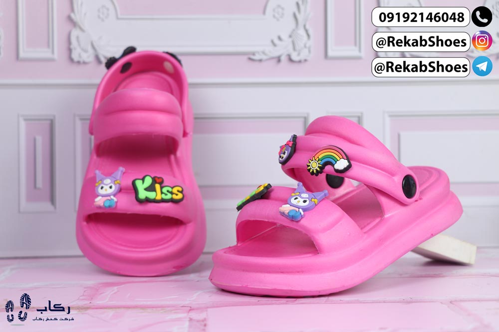 خرید دمپایی عروسکی دخترانه مدل درسا