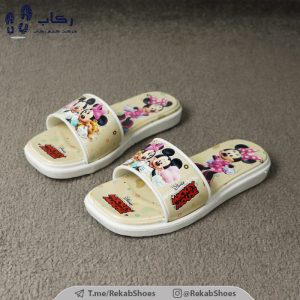 خرید دمپایی دخترانه مدل عروسکی دیزنی