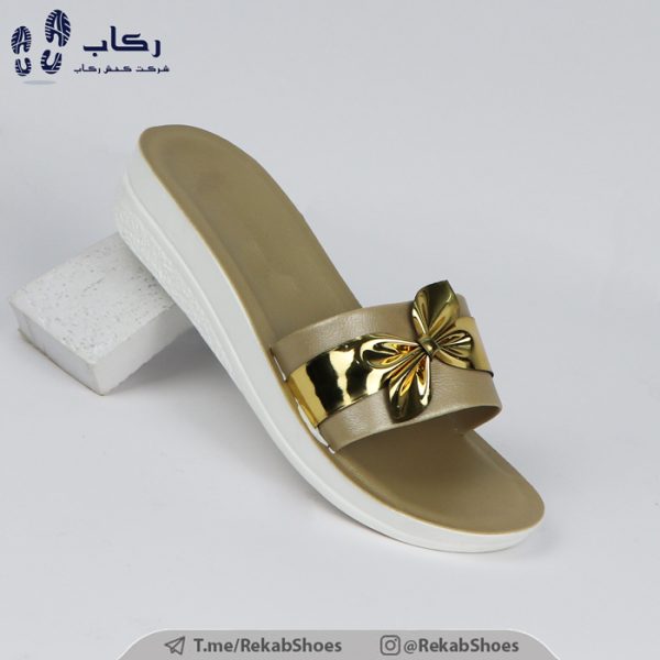 خرید دمپایی روفرشی دخترانه مدل شاپرک