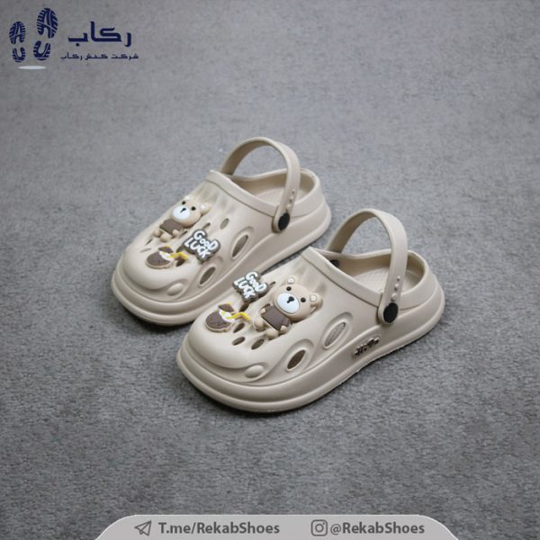 خرید دمپایی زنانه مدل کراکس خرسی