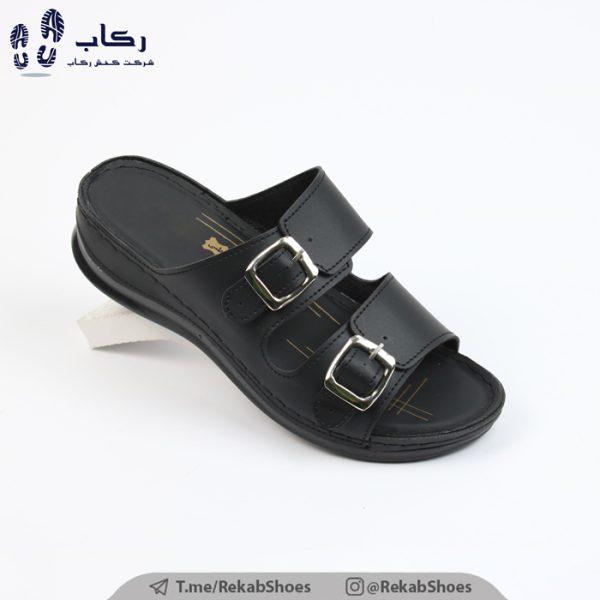 خرید دمپایی زنانه طبی مدل هانا سگک دار