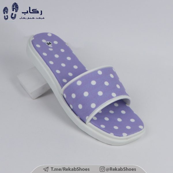 خرید عمده دمپایی پلاستیکی دخترانه مدل توپی