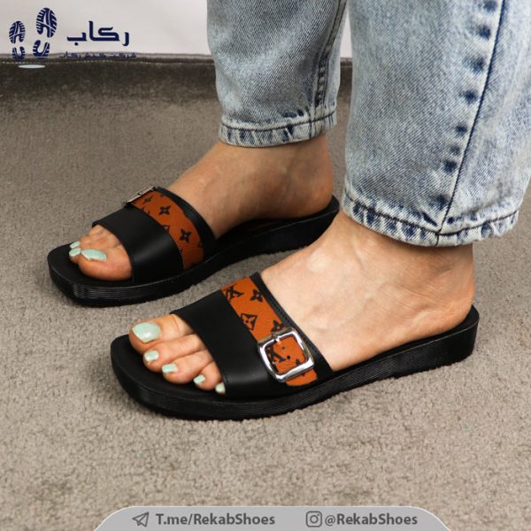 خرید دمپایی زنانه شیک مدل ال وی