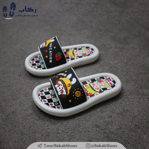 خرید دمپایی بچگانه مدل توت فرنگی