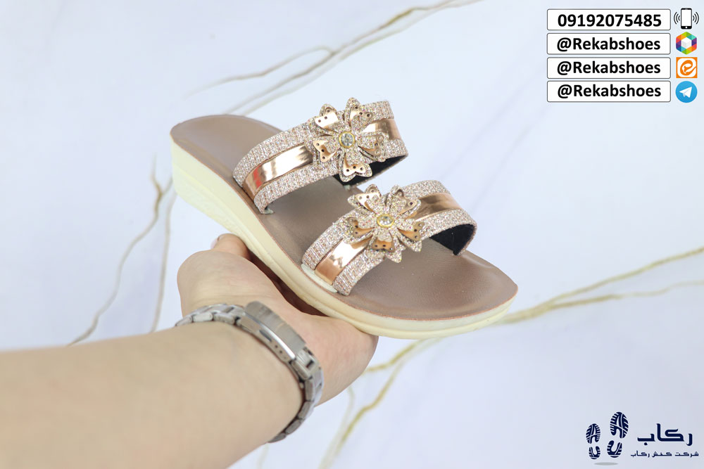 دمپایی دخترانه مجلسی مدل رها