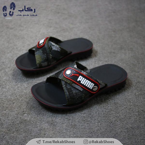 خرید دمپایی بچگانه مدل برند ارتشی