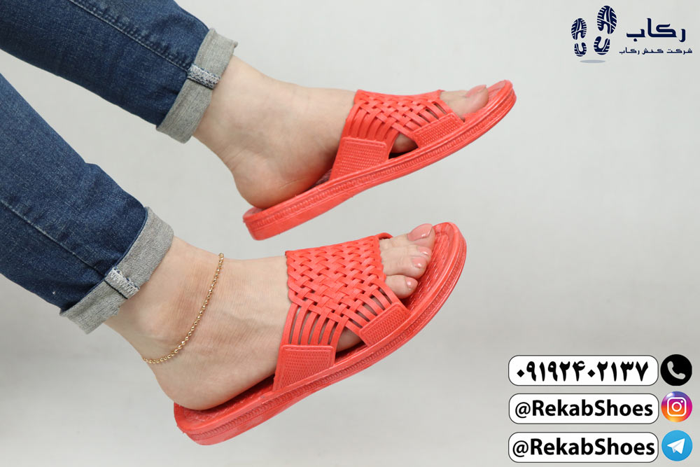 خرید دمپایی عمده ارزان مدل حصیری پاستیلی