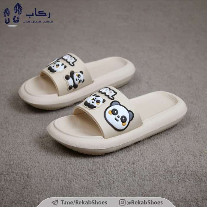 خرید دمپایی دخترانه مدل پاندا