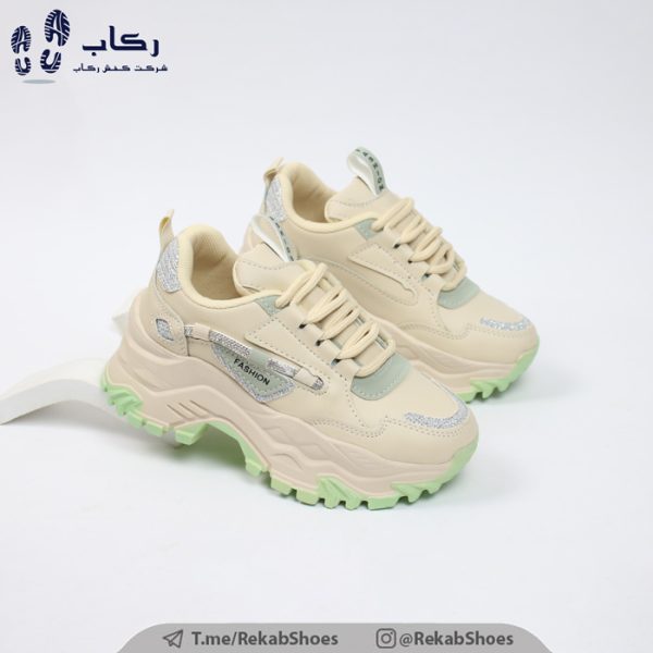 کتونی دخترانه مدل اسپرت خطی