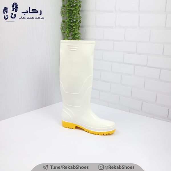 فروش عمده چکمه مدل ساق بلند مردانه سفید