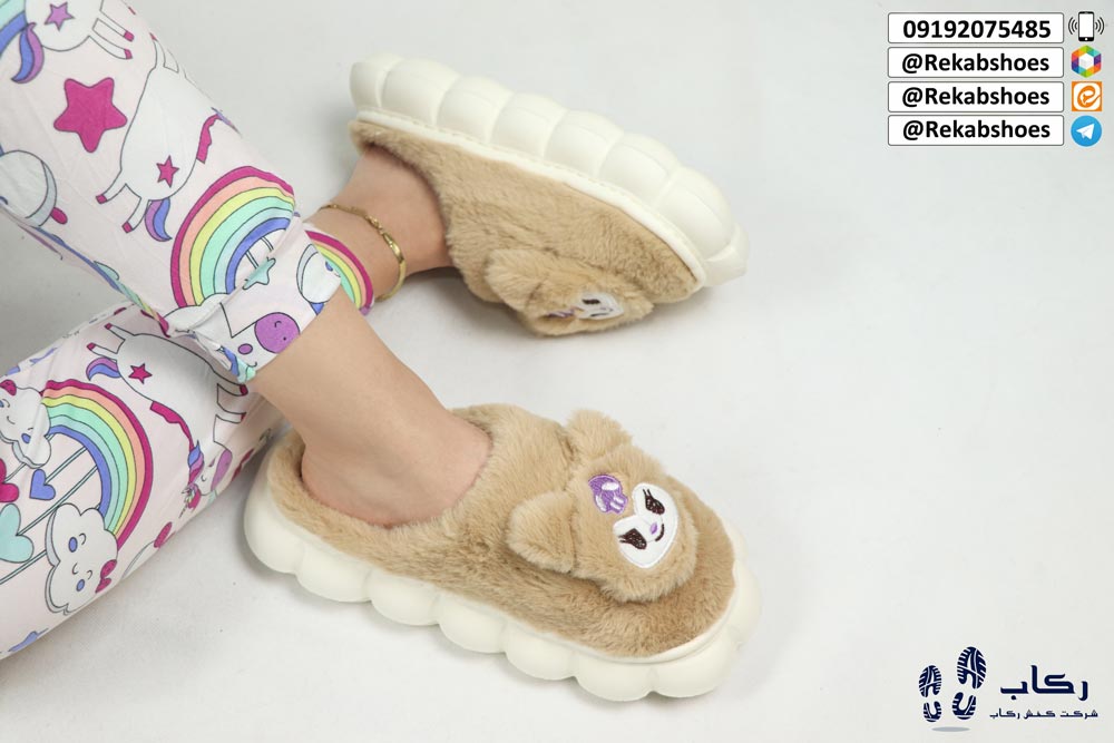 خرید دمپایی پولیشی زنانه مدل اوزاکا کرومی