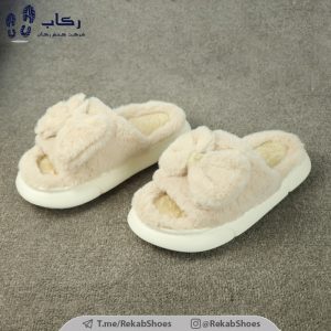 خرید دمپایی پولیشی زنانه مدل پاپیون بهار