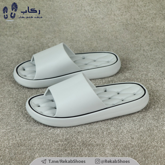 خرید عمده دمپایی استخری مدل استخری خط دار