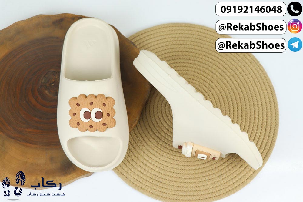 قیمت دمپایی دخترانه مدل بیسکوئیتی