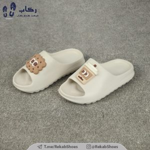 دمپایی دخترانه عمده مدل بیسکوئیتی