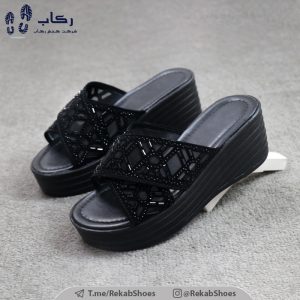 قیمت عمده دمپایی زنانه مدل کد 1800 ضربدری