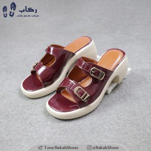 دمپایی مجلسی زنانه پاشنه دار مدل هانا پاشنه دار