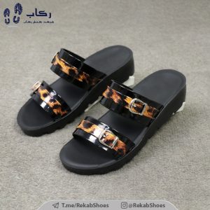 خرید دمپایی زنانه شیک مدل مارال پلنگی